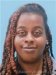 Mugshot of Jamilya Borden booked in Calhoun County, Alabama on May 19, 2026