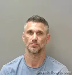 Mugshot of William Dickerson booked in Calhoun County, Alabama on August 13, 2026
