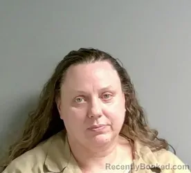Mugshot of April Gilliland booked in Calhoun County, Alabama on September 10, 2026