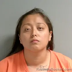 Mugshot of Juana Jimenez booked in Calhoun County, Alabama on June 25, 2026