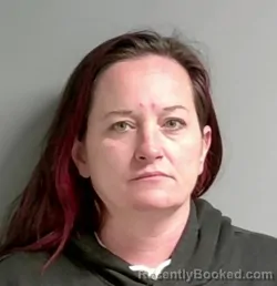 Mugshot of Brandy Lovell booked in Calhoun County, Alabama on May 1, 2026