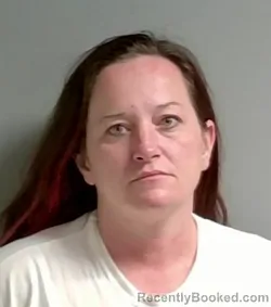 Mugshot of Brandy Lovell booked in Calhoun County, Alabama on May 8, 2026