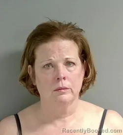 Mugshot of Shelley Layman booked in Calhoun County, Alabama on April 10, 2026