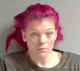 Mugshot of Brittney Marchand booked in Calhoun County, Alabama on May 7, 2026