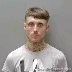 Mugshot of Blaise Medders booked in Calhoun County, Alabama on April 23, 2026