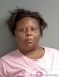 Mugshot of Charlena Merkerson booked in Calhoun County, Alabama on September 11, 2026