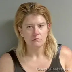 Mugshot of Jessica Phillips booked in Calhoun County, Alabama on August 8, 2026