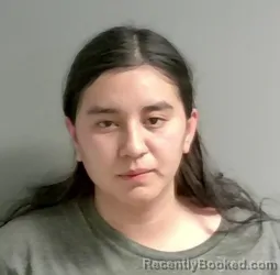 Mugshot of Mariana Vera-Cortes booked in Calhoun County, Alabama on August 13, 2026