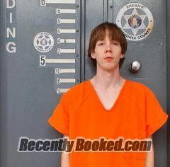 Booking photo from Cherokee County, Alabama