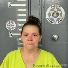 Mugshot of AMANDA KELLY booked in Cherokee County, Alabama on July 3, 2026