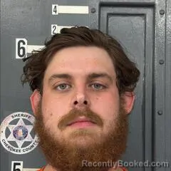 Mugshot of JUSTIN CAMBRON booked in Cherokee County, Alabama on July 13, 2026