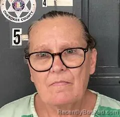 Mugshot of Saundra Goodwin booked in Cherokee County, Alabama on July 26, 2026