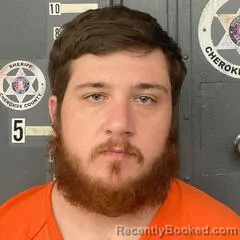 Mugshot of Daniel Crane booked in Cherokee County, Alabama on August 8, 2026