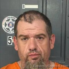 Mugshot of James Harrell booked in Cherokee County, Alabama on August 14, 2026