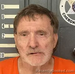 Mugshot of Ralph Hunter booked in Cherokee County, Alabama on August 14, 2026