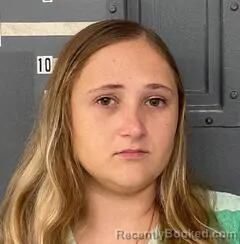 Mugshot of Amber Schrader booked in Cherokee County, Alabama on August 19, 2026