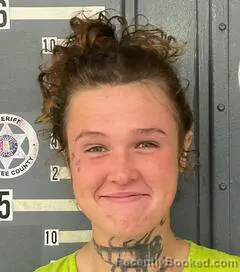 Mugshot of Kailey White booked in Cherokee County, Alabama on August 20, 2026