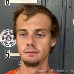Mugshot of Nicholas Moore booked in Cherokee County, Alabama on August 22, 2026