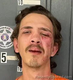Mugshot of Justin Patterson booked in Cherokee County, Alabama on September 24, 2026