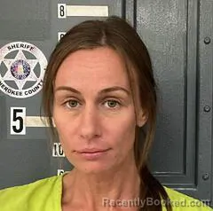 Mugshot of Jessica Lecroy booked in Cherokee County, Alabama on September 29, 2026