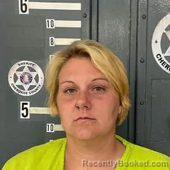Mugshot of Brittney Wood booked in Cherokee County, Alabama on October 8, 2026