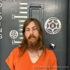Mugshot of James Cline booked in Cherokee County, Alabama on October 25, 2026