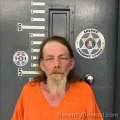 Mugshot of James Cline booked in Cherokee County, Alabama on October 25, 2026
