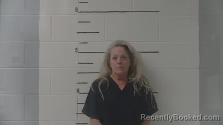 Mugshot of Sandra Calhoun booked in Clay County, Alabama on April 3, 2026