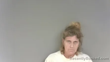 Mugshot of Candy Sue Bentley booked in Cleburne County, Alabama on October 8, 2026