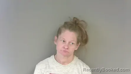 Mugshot of Stephanie Lynn Mixon booked in Cleburne County, Alabama on April 10, 2026