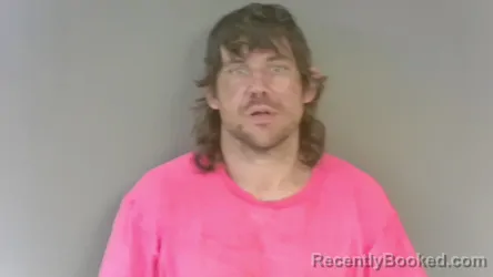 Mugshot of Steven Gene Hanvey booked in Cleburne County, Alabama on April 18, 2026