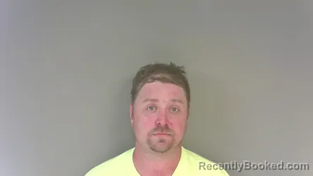 Mugshot of Justin Marshall Clark booked in Cleburne County, Alabama on April 7, 2026