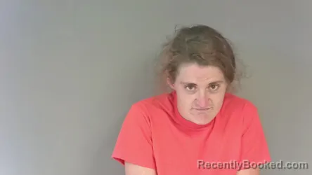 Mugshot of Megan Suzanne Townsend booked in Cleburne County, Alabama on April 7, 2026