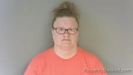 Mugshot of Brittany Elaine Clouse booked in Cleburne County, Alabama on April 22, 2026