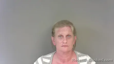 Mugshot of Stephanie Yvonne Johnston booked in Cleburne County, Alabama on July 31, 2026
