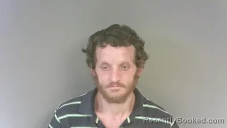 Mugshot of Justin Allen Ashley booked in Cleburne County, Alabama on July 31, 2026