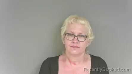 Mugshot of Melanie Crisp Rico booked in Cleburne County, Alabama on August 26, 2026