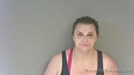 Mugshot of Sandy Marie Mullally booked in Cleburne County, Alabama on June 17, 2026
