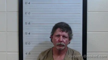 Mugshot of RUSSELL BARR JR. WHITE booked in Coffee County, Alabama on May 15, 2026
