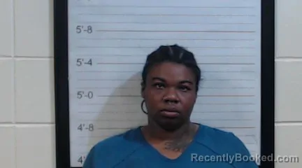 Mugshot of QUANTASIA ASIHA JOHNSON booked in Coffee County, Alabama on July 27, 2026