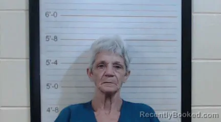 Mugshot of Glenda Fay Fitzpatrick booked in Coffee County, Alabama on August 7, 2026