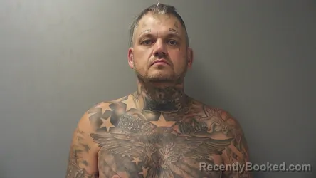 Mugshot of Powell Glenn Jeremy booked in Colbert County, Alabama on September 9, 2026