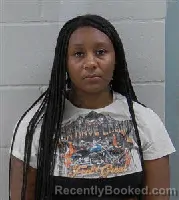 Mugshot of Dnyah Jalise Carter booked in Coosa County, Alabama on August 28, 2026