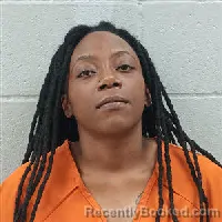 Mugshot of Leilani Amara Franklin booked in Coosa County, Alabama on August 8, 2026