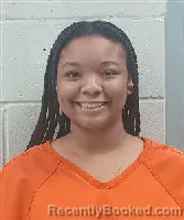 Mugshot of Asharie Tyshae Hill booked in Coosa County, Alabama on August 27, 2026