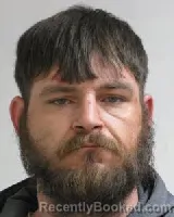 Mugshot of Michael Adam Patterson booked in Coosa County, Alabama on October 14, 2026