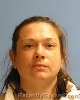 Mugshot of Amethyst Dawn Simpson booked in Coosa County, Alabama on October 23, 2026