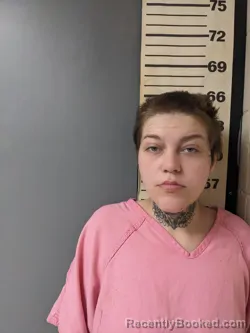 Mugshot of ASHLEY LASHAY OWENBY booked in Covington County, Alabama on March 23, 2026