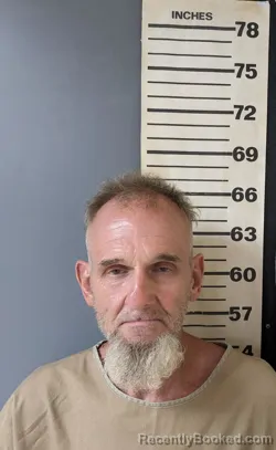 Mugshot of CURTIS LAMAR HARRELSON booked in Covington County, Alabama on July 28, 2026