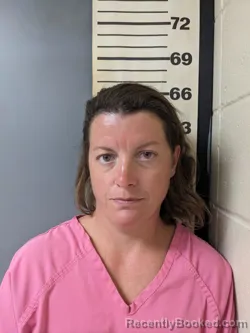 Mugshot of KRISTEN RAEANNE LOWERY booked in Covington County, Alabama on August 4, 2026